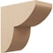 Ekena Millwork 12"W x 24"D x 24"H Classic Crestline Rough Cedar Woodgrain TimberThane Corbel, Primed Tan CORUR12X24X24CRERCPR - alternate 1